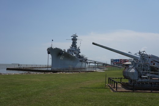 stridsfartyget USS Alabama i USA