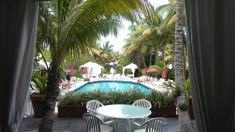 Pool på hotell i Miami