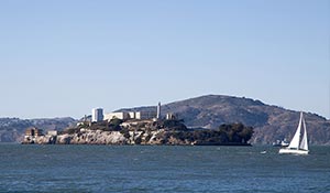 Båttur till Alcatraz i San Francisco